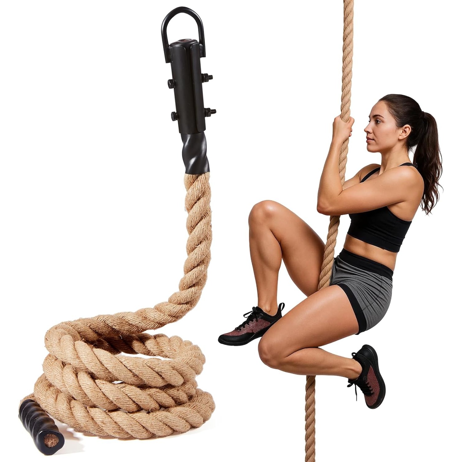 Heavy-Duty Battle Rope 3.7cm x - Battle Rope Heavy 评论和价格