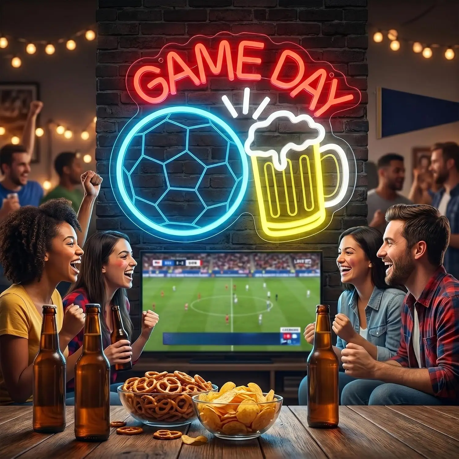LED Neon Sign Soccer Neon Ligh - Home Gym Neon Sign 评论和价格