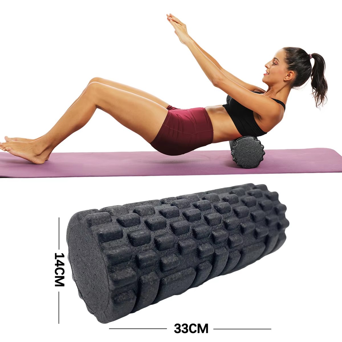 30/33cm Fitness Foam Roller Yo - Home Gym Routine 评论和价格