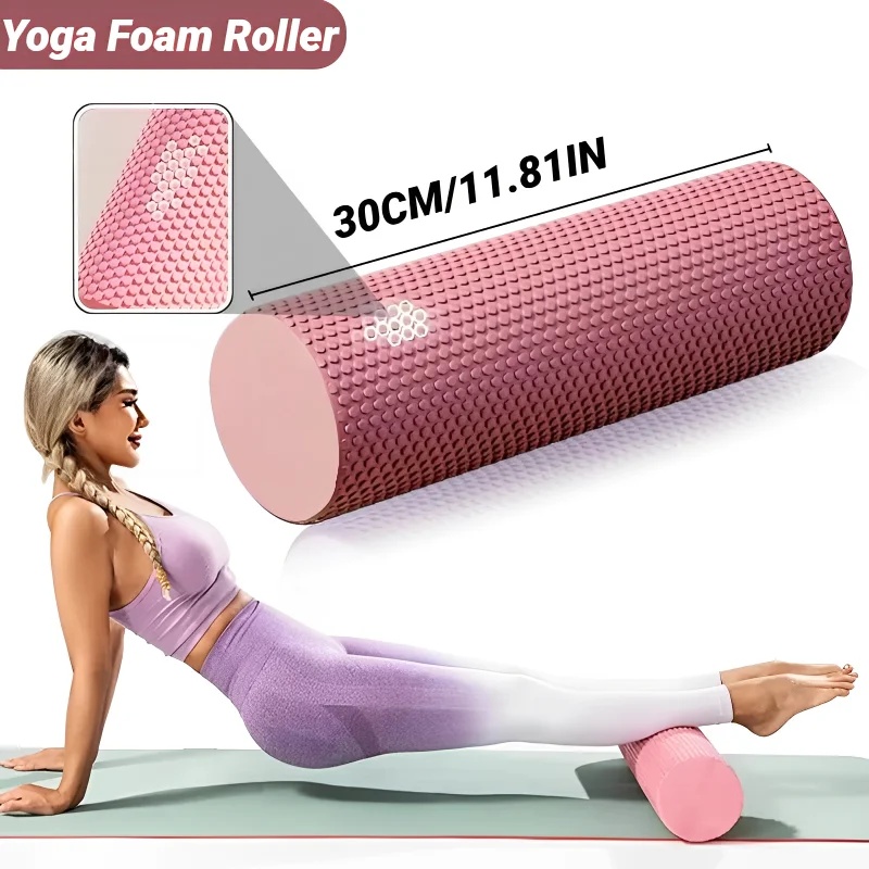 Yoga Roller Round EVA Foam Cyl - Home Gym Yoga 评论和价格