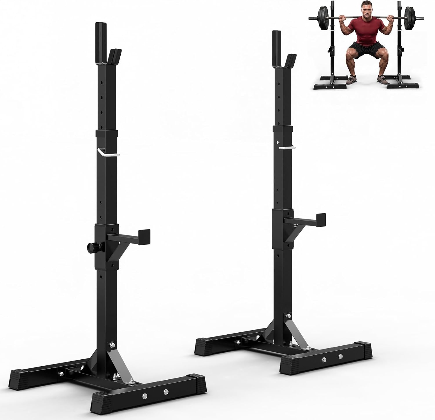 Adjustable Squat Rack Stands f - Home Gym Portable 评论和价格