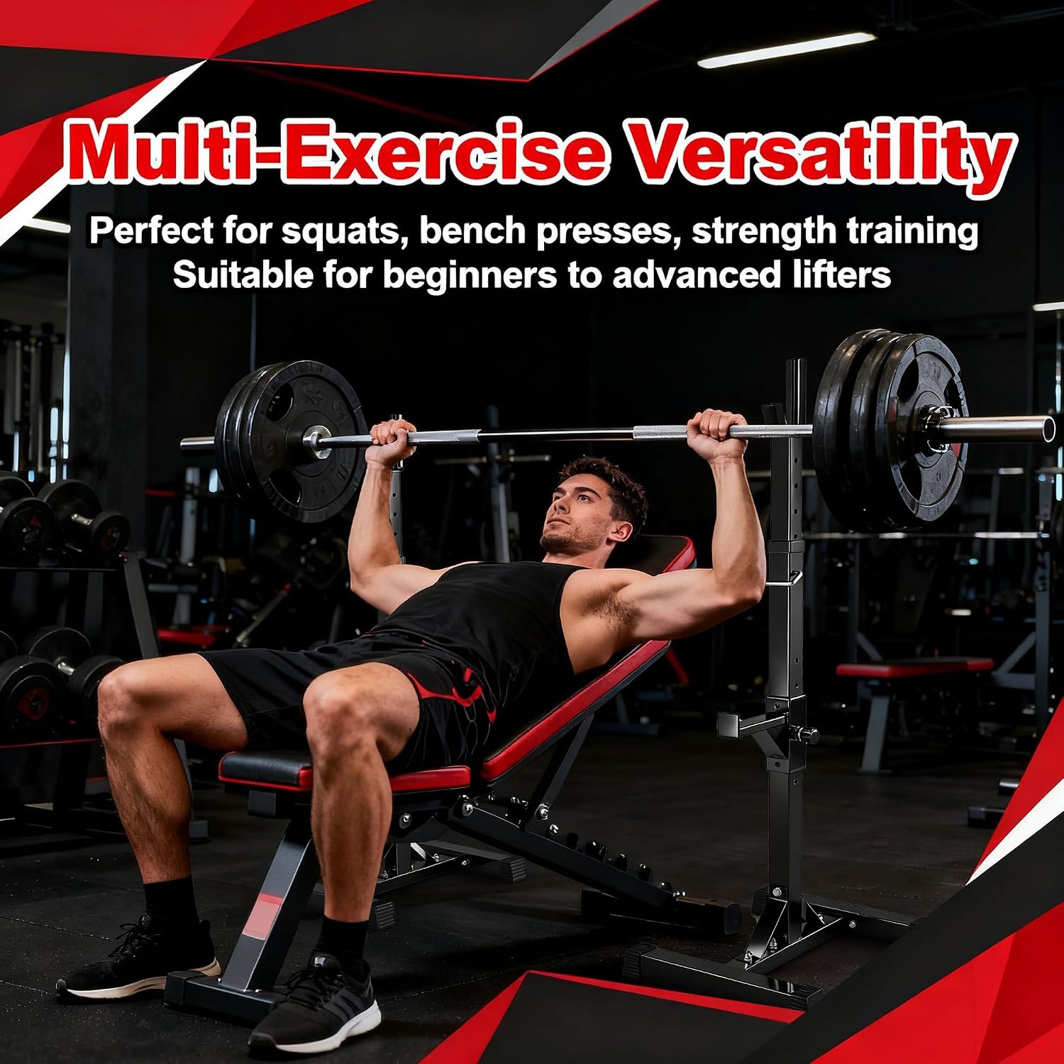 Adjustable Squat Rack Stands f - Home Gym Portable 评论和价格